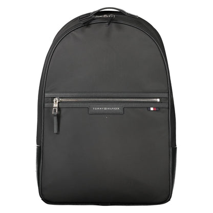 Black Polyester Backpack