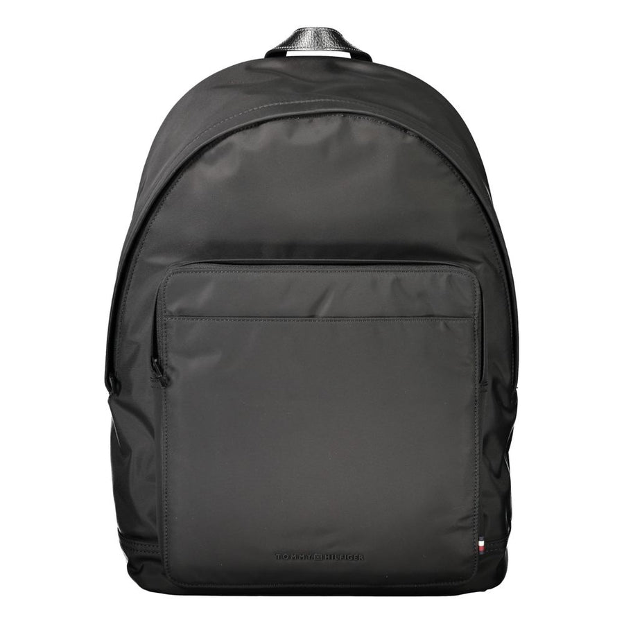 Black Polyester Backpack