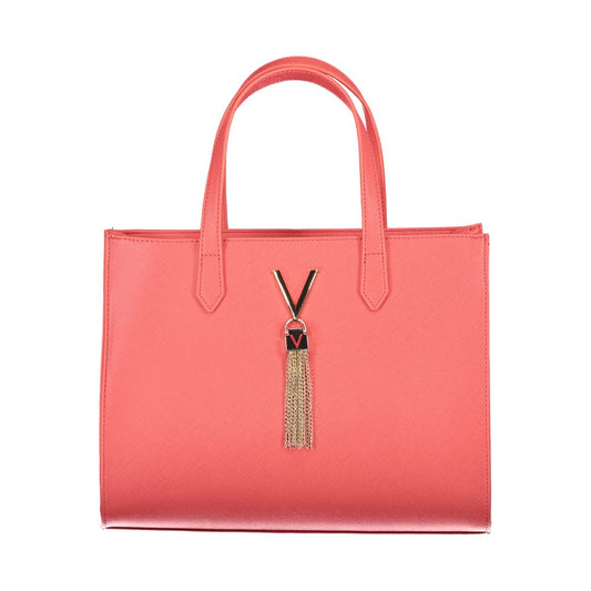 Pink Polyethylene Handbag