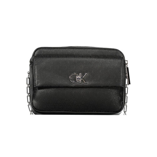 Black Polyester Handbag