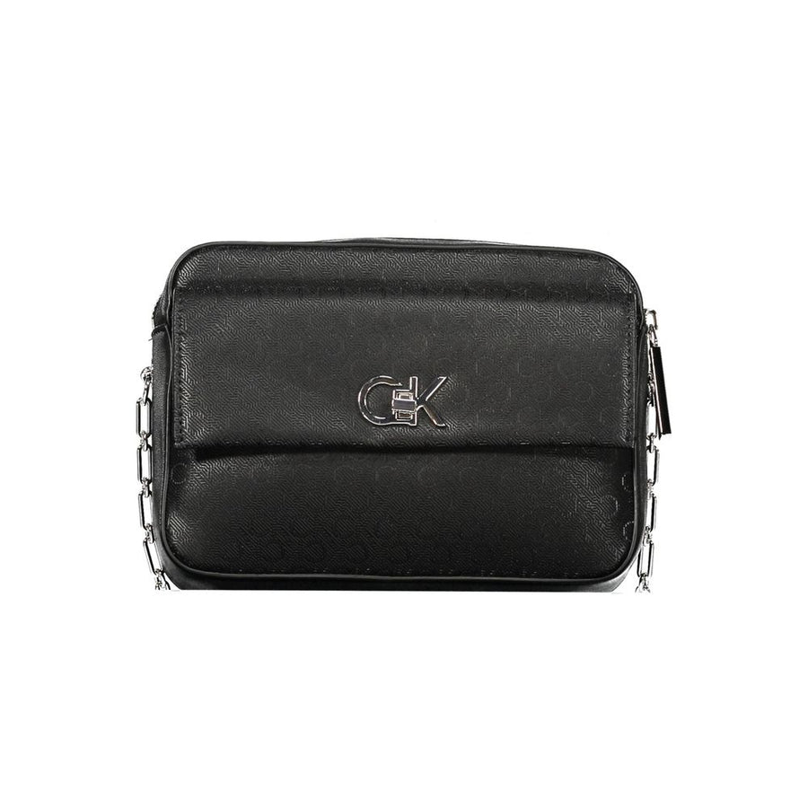 Black Polyester Handbag