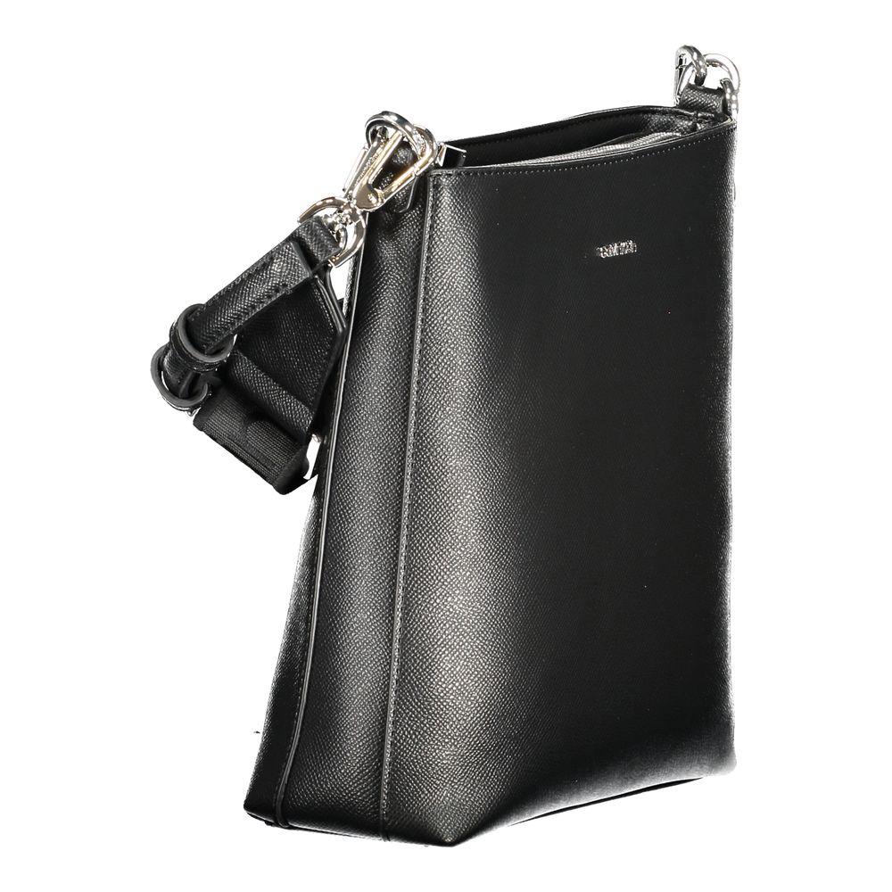 Black Polyester Handbag