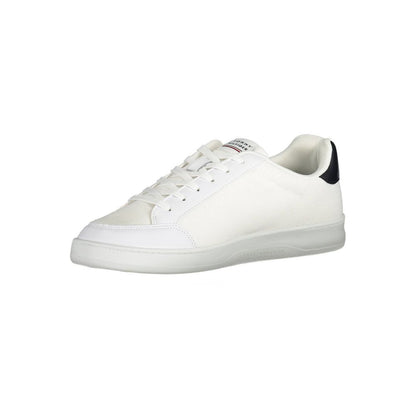 White Polyester Sneaker