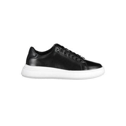 Black Polyester Sneaker
