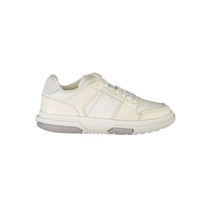 White Polyester Sneaker