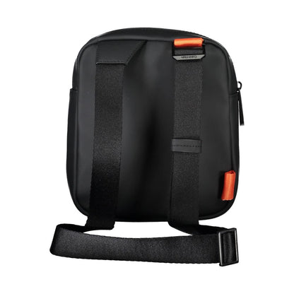 Black Polyester Shoulder Bag