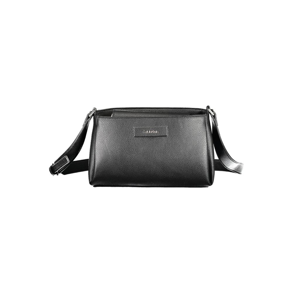 Black Polyester Handbag