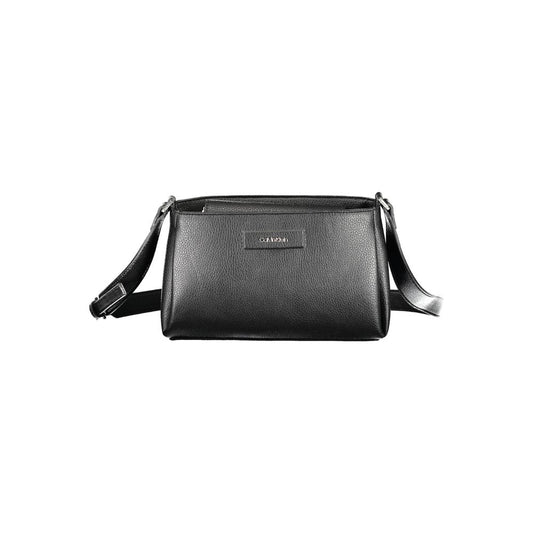 Black Polyester Handbag