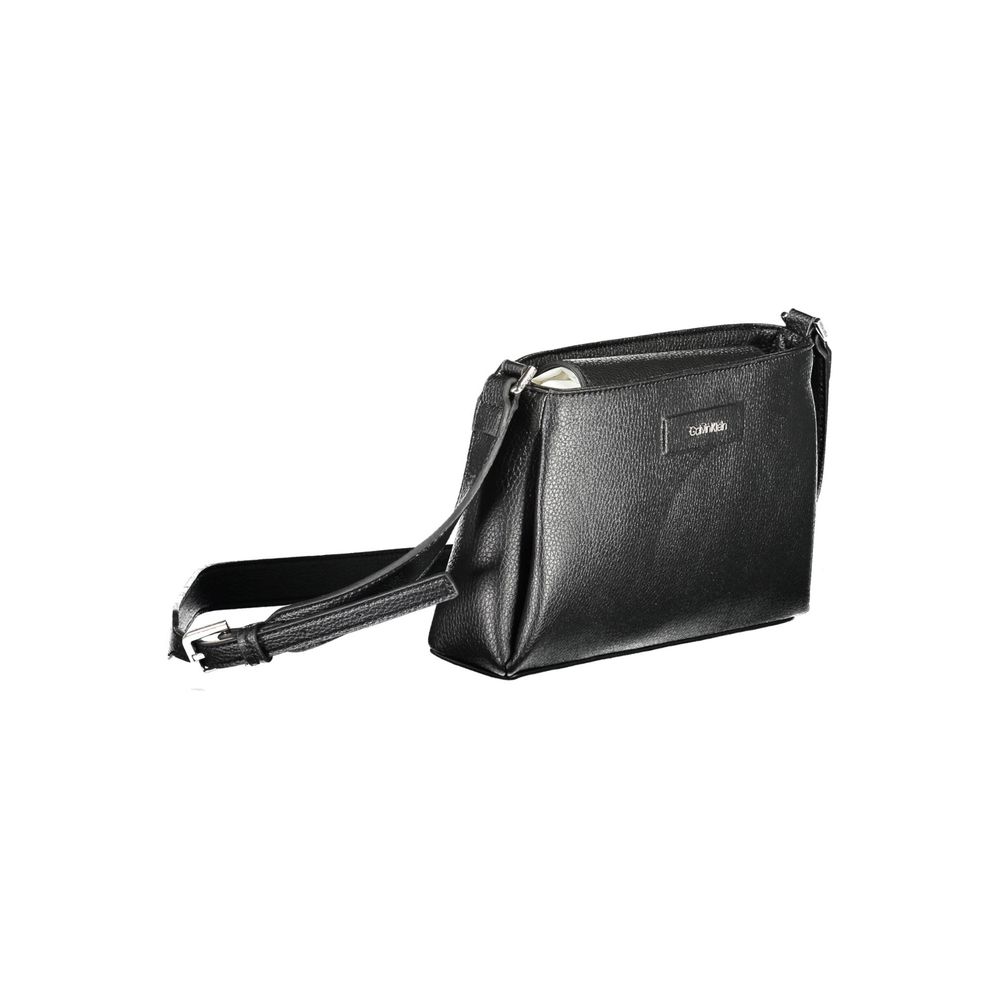 Black Polyester Handbag