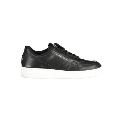 Black Polyester Sneaker