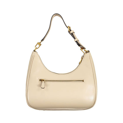Beige Polyethylene Handbag