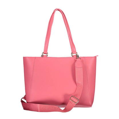Pink Polyethylene Handbag