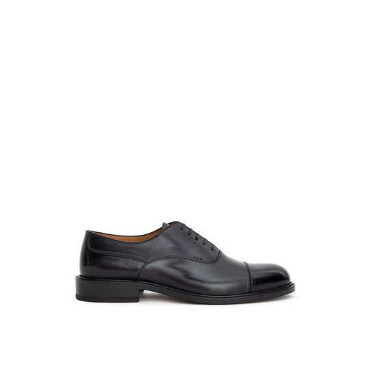Black Leather Oxfords And Derby