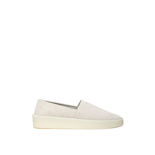 Gray Leather Moccassin