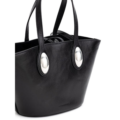 Black Leather Shoulder Bag