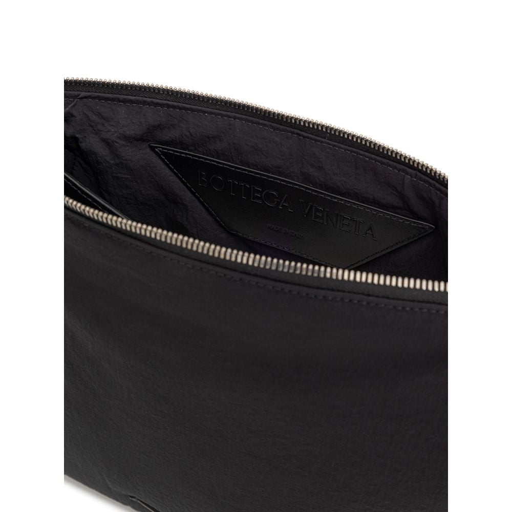 Black Nylon Clutch Bag