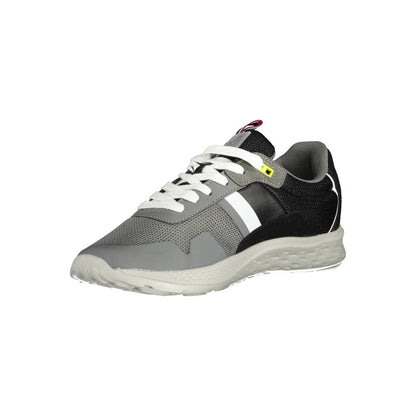 Gray Polyester Sneaker