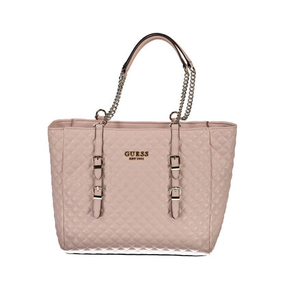 Pink Polyethylene Handbag