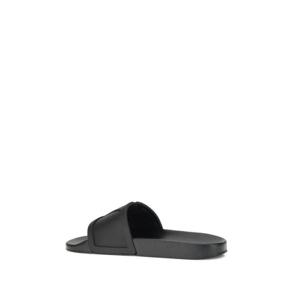 Black Rubber Sandals