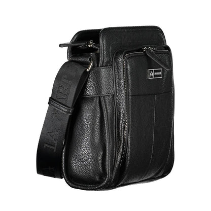 Black Polyethylene Shoulder Bag