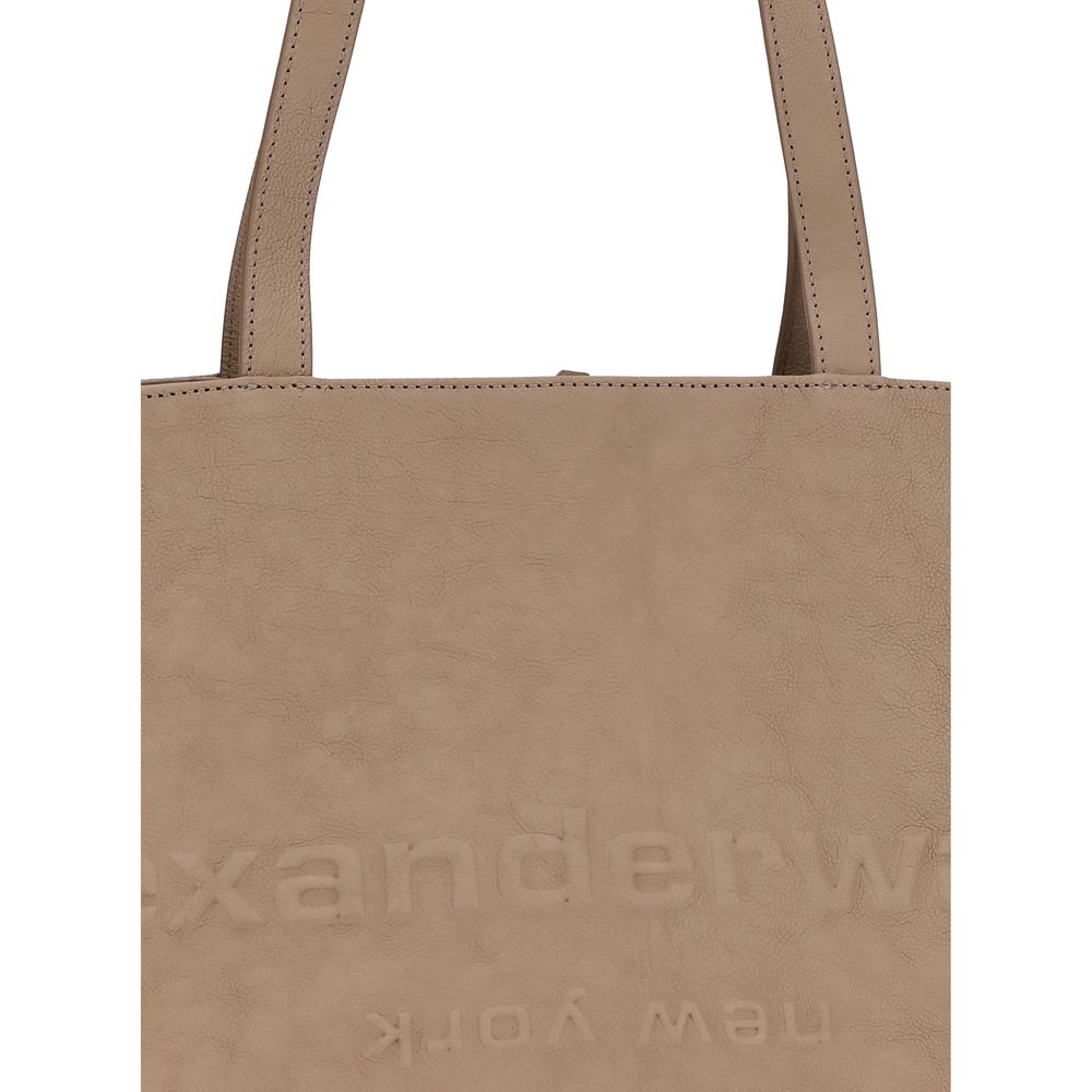 Beige Nylon Handbag