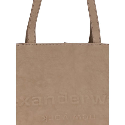 Beige Nylon Handbag
