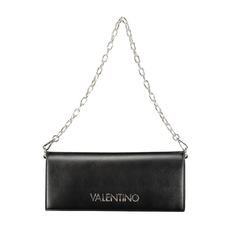 Black Polyethylene Women Handbag