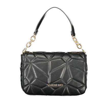 Black Polyethylene Women Handbag