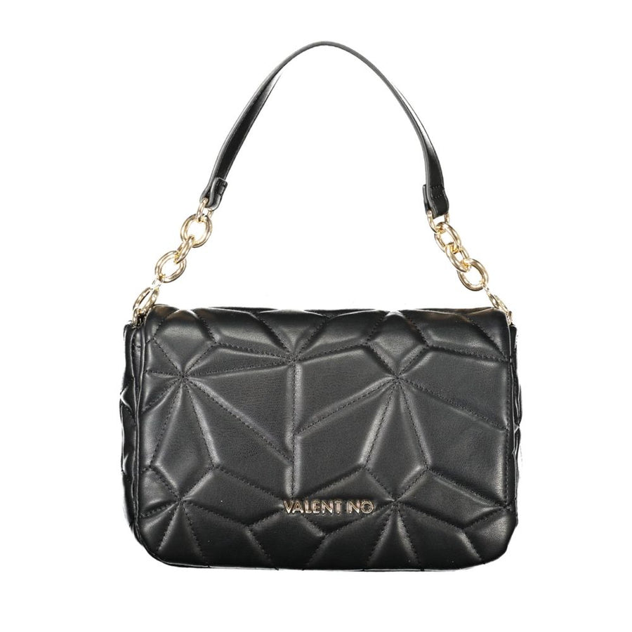 Black Polyethylene Women Handbag