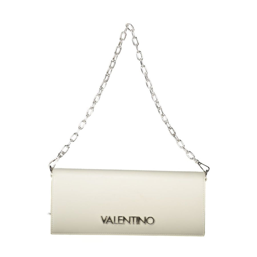 White Polyethylene Women Handbag