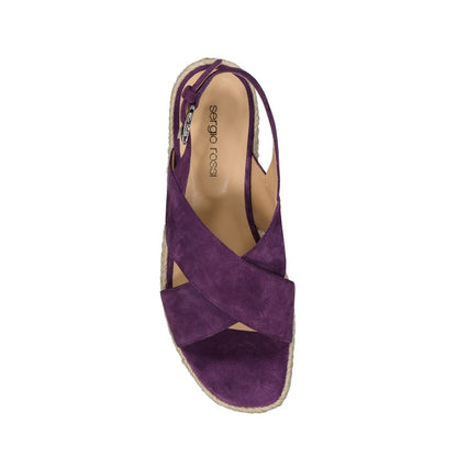 Purple Calfskin Espadrilles