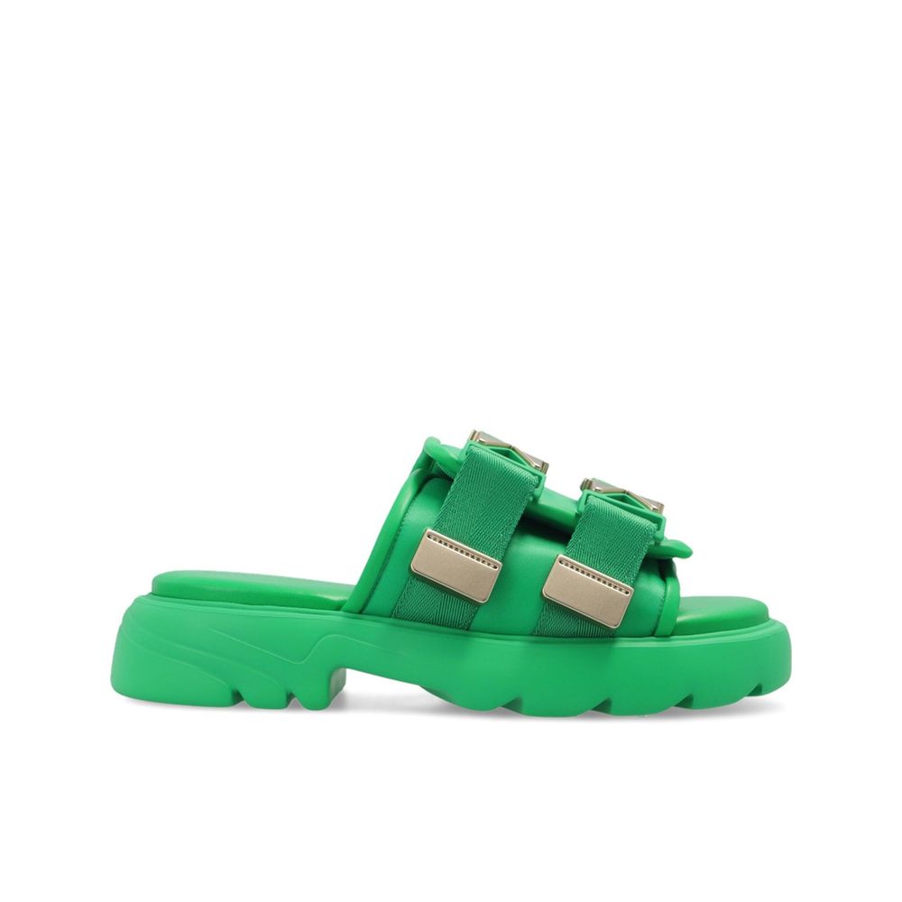 Green Nylon Slides