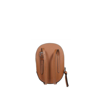 Brown Canvas Shoulder Bag
