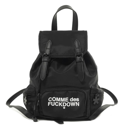Black Nylon Backpack