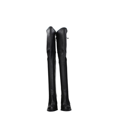 Black Leather Over The Knee