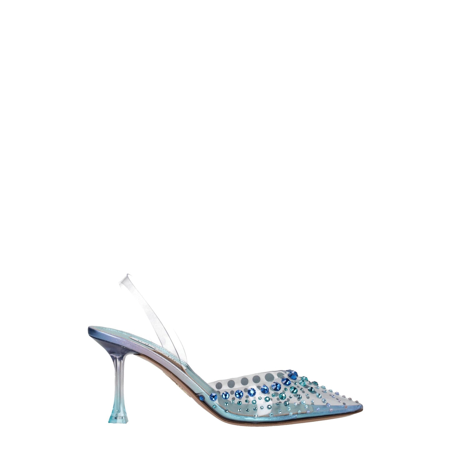 Transparent Pvc Stiletto Heel Sandals