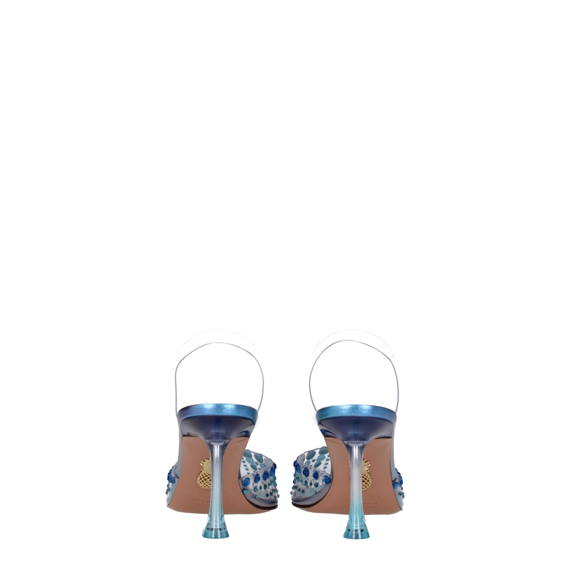 Transparent Pvc Stiletto Heel Sandals
