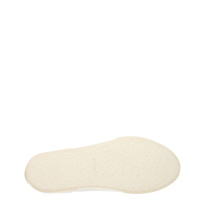 Beige Fabric High Top Sneakers