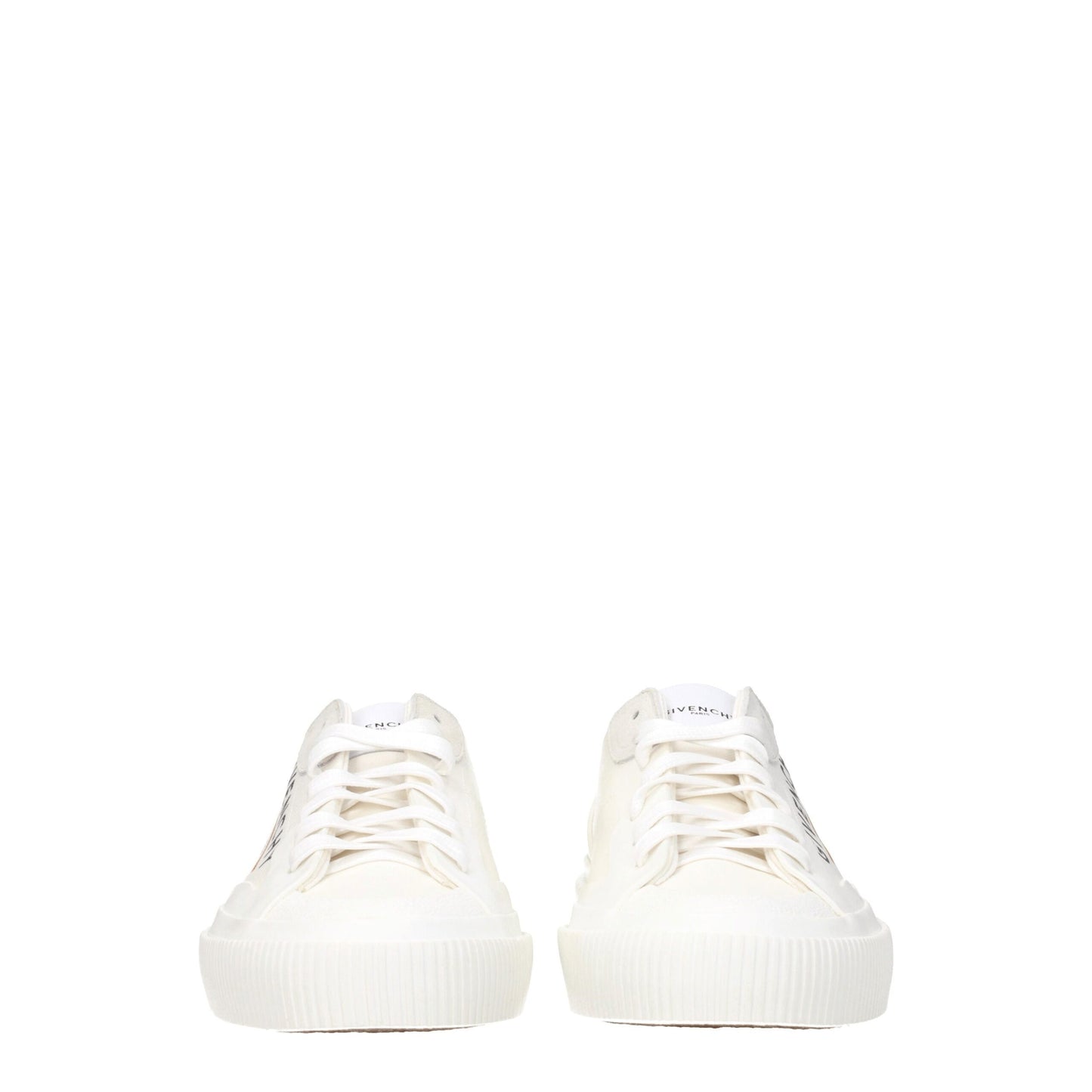 Beige Fabric Low Top Sneakers