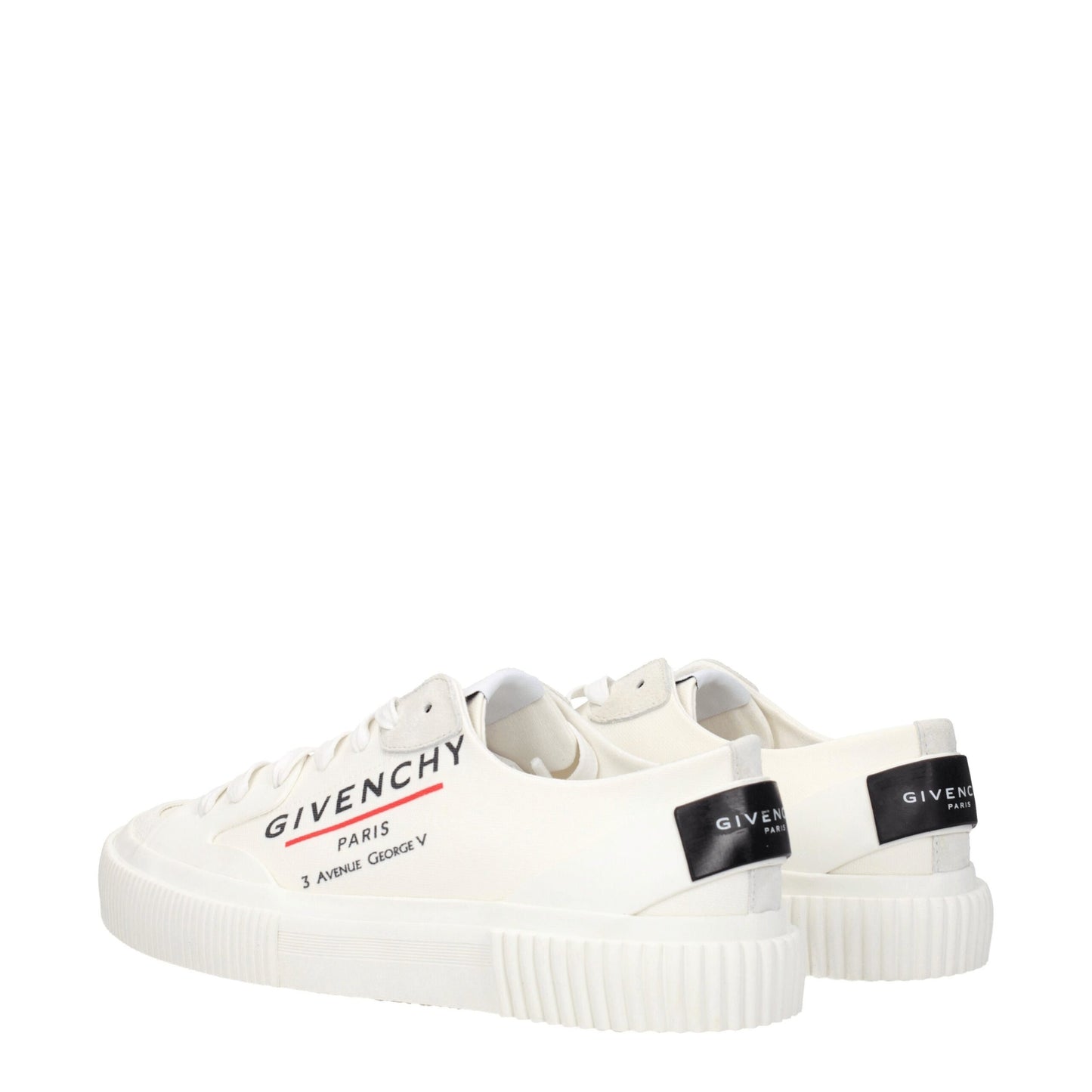 Beige Fabric Low Top Sneakers