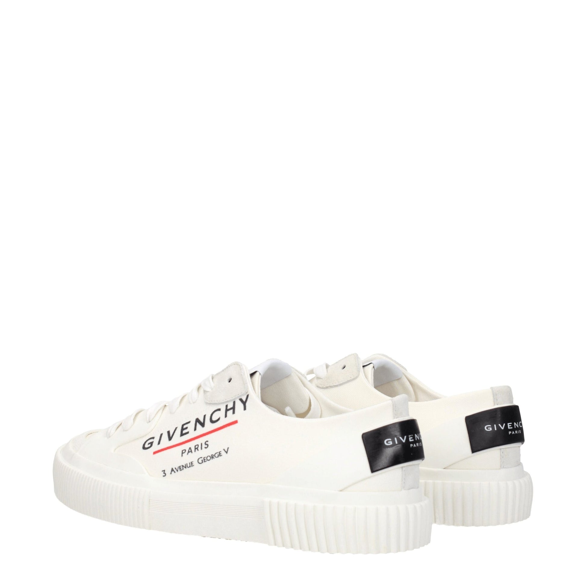 Beige Fabric Low Top Sneakers