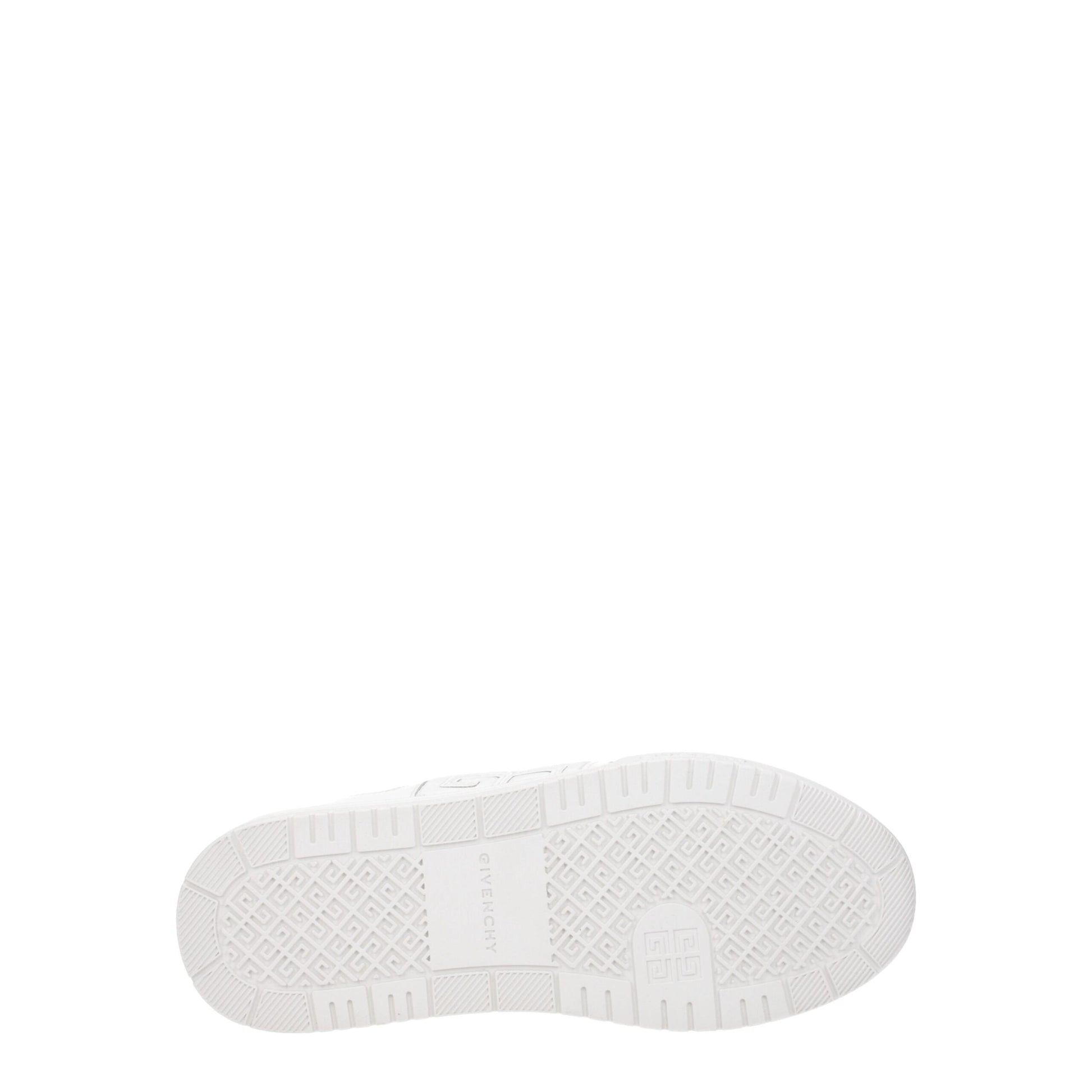 White Leather Low Top Sneakers