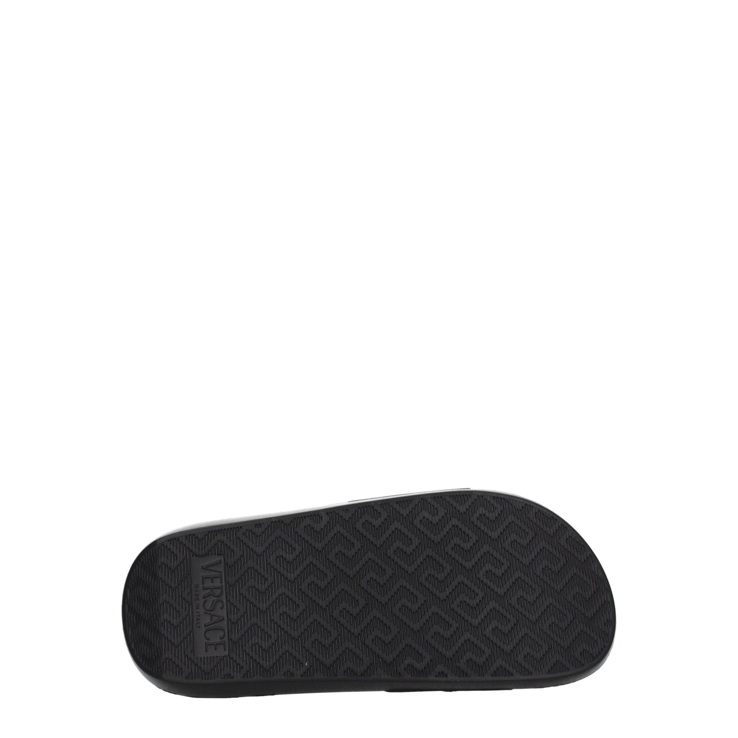 Black Leather Slippers