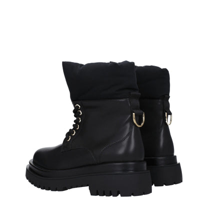 Black Polyethylene Ankle Boots
