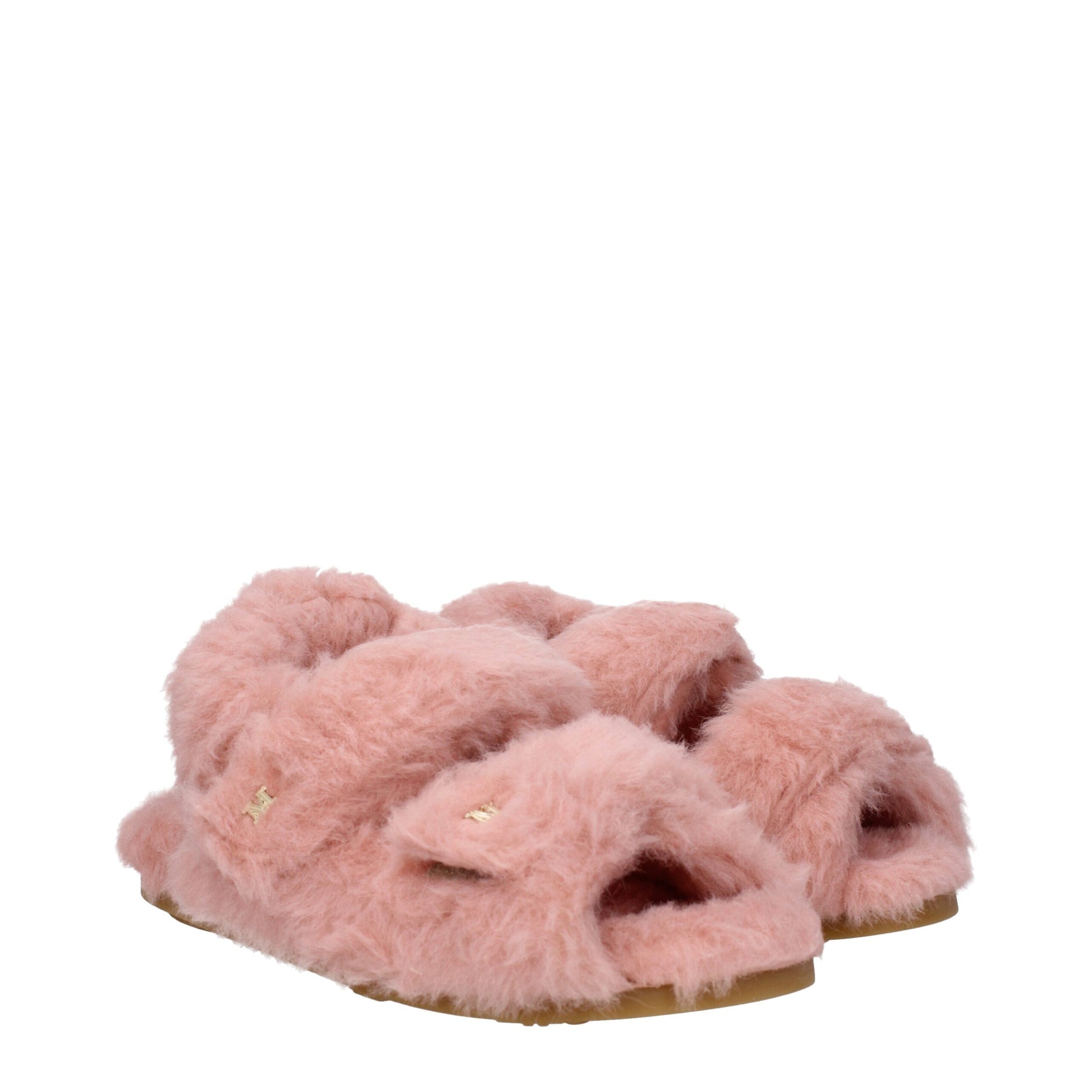 Pink Fur Sandals