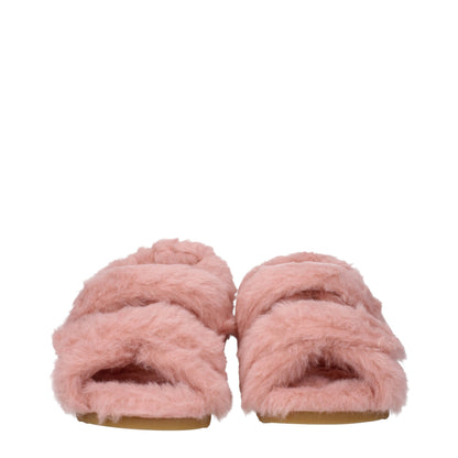 Pink Fur Sandals