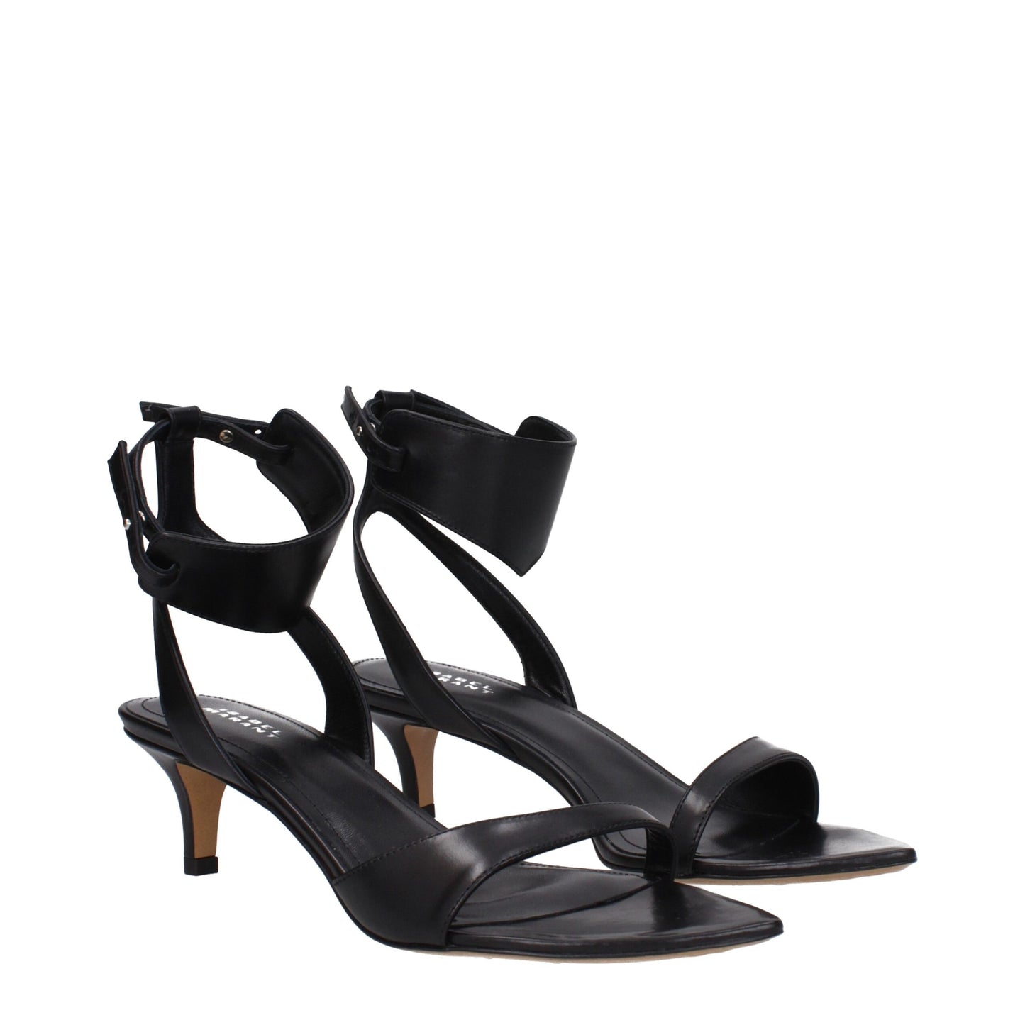Black Leather Sandals
