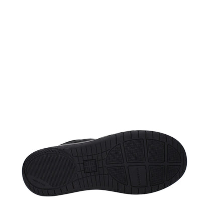 Black Fabric Low Top Sneakers