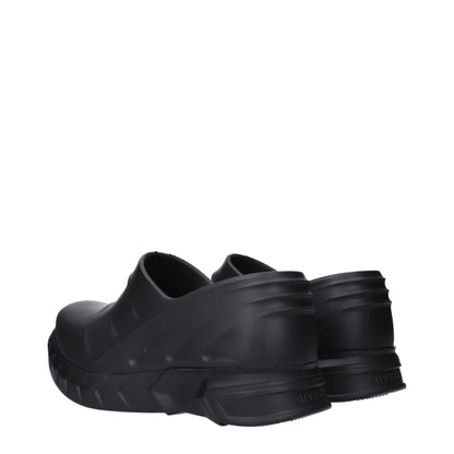 Black Cotton Slippers