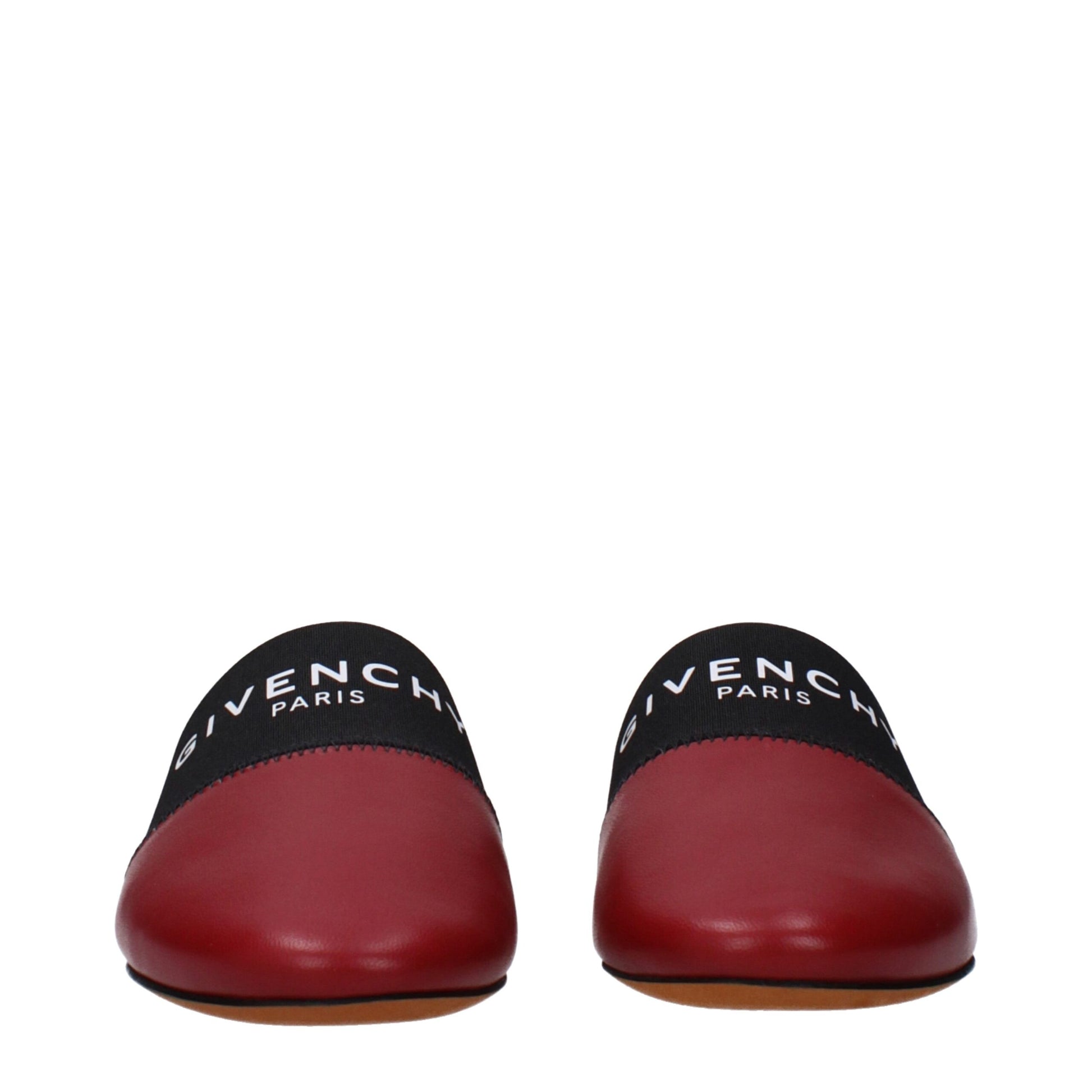 Red Leather Slippers